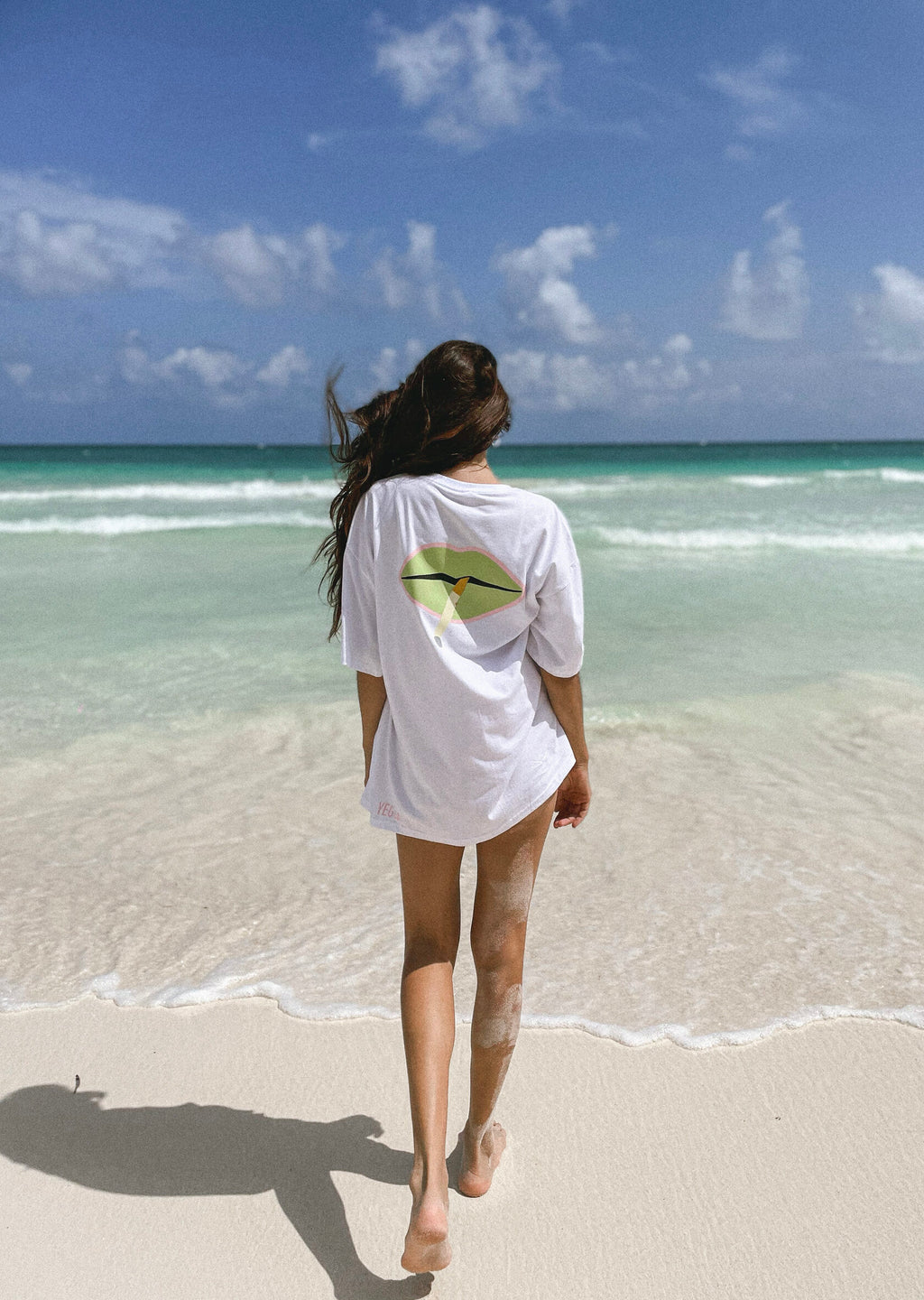 T- Shirt Woman Destroy - Soft Green (Limited Edition)