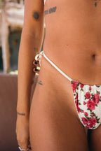 Passionfruit Bikini Bottom - Roses