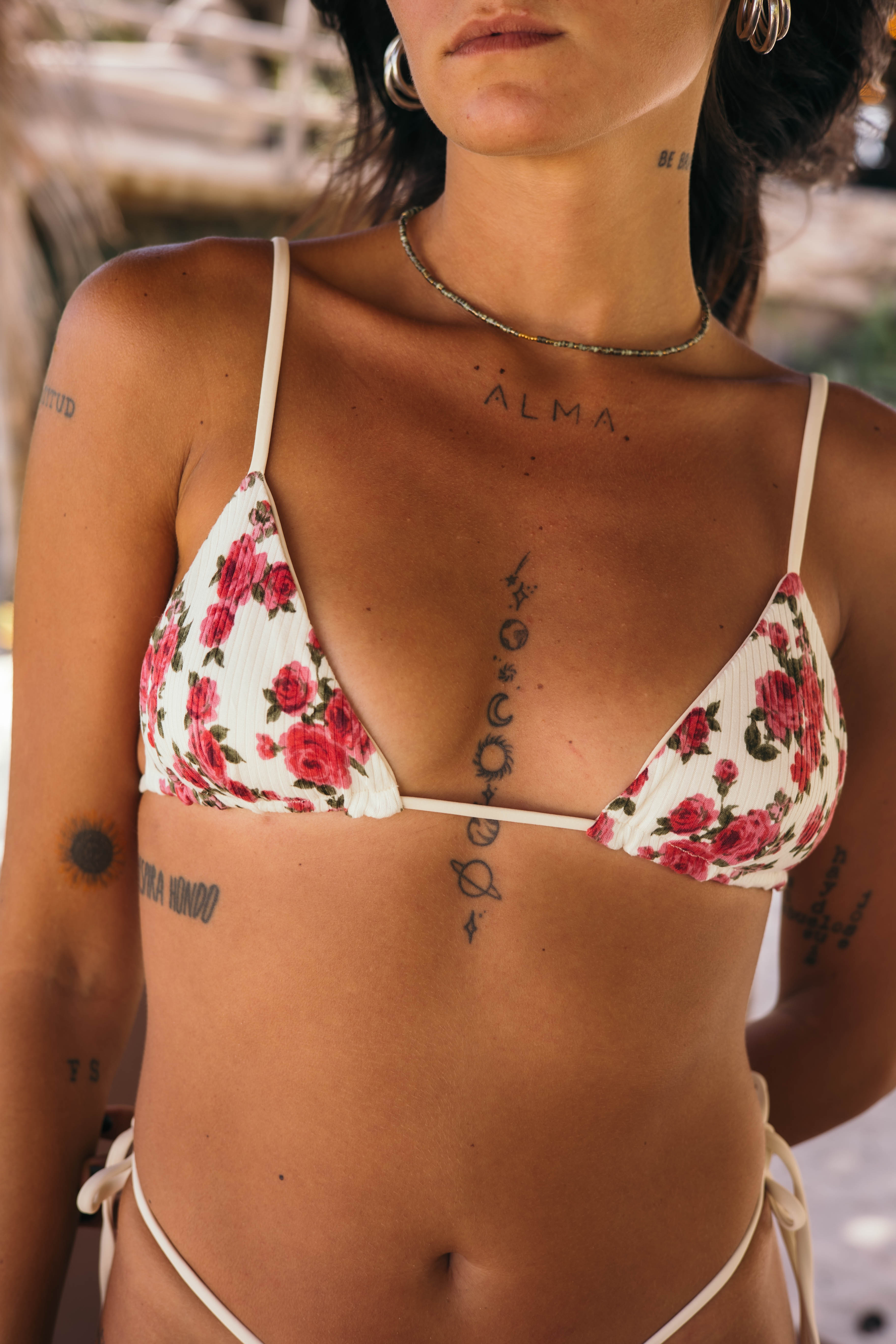 McFly Bikini Top - Roses