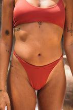 Dosed Bikini Bottom - Carmin